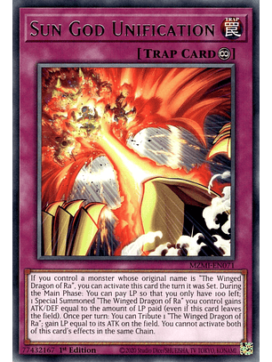 Sun God Unification - MZMI-EN071 - Rare