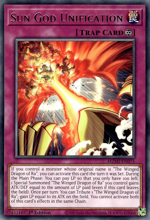 Sun God Unification - MZMI-EN071 - Rare