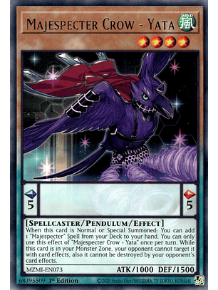 Majespecter Crow - Yata - MZMI-EN073 - Rare