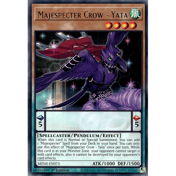 Majespecter Crow - Yata - MZMI-EN073 - Rare