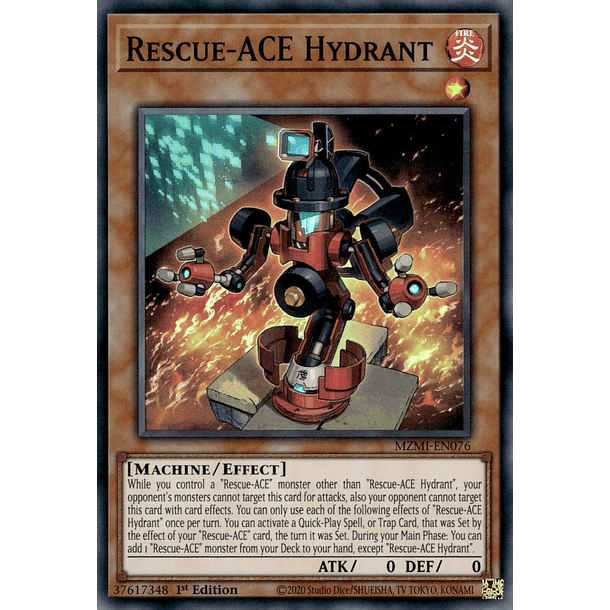 Rescue-ACE Hydrant - MZMI-EN076 - Super Rare