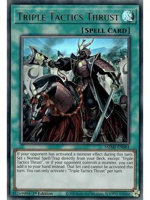 Triple Tactics Thrust - MZMI-EN084 - Ultra Rare