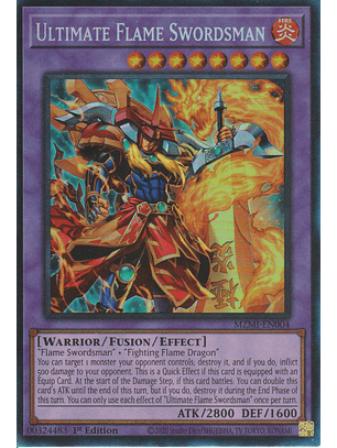 Ultimate Flame Swordsman - MZMI-EN004 - Collector's Rare