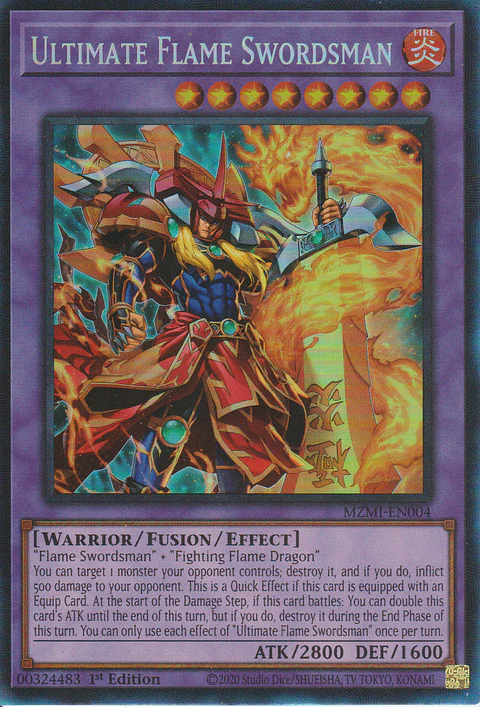 Ultimate Flame Swordsman - MZMI-EN004 - Collector's Rare