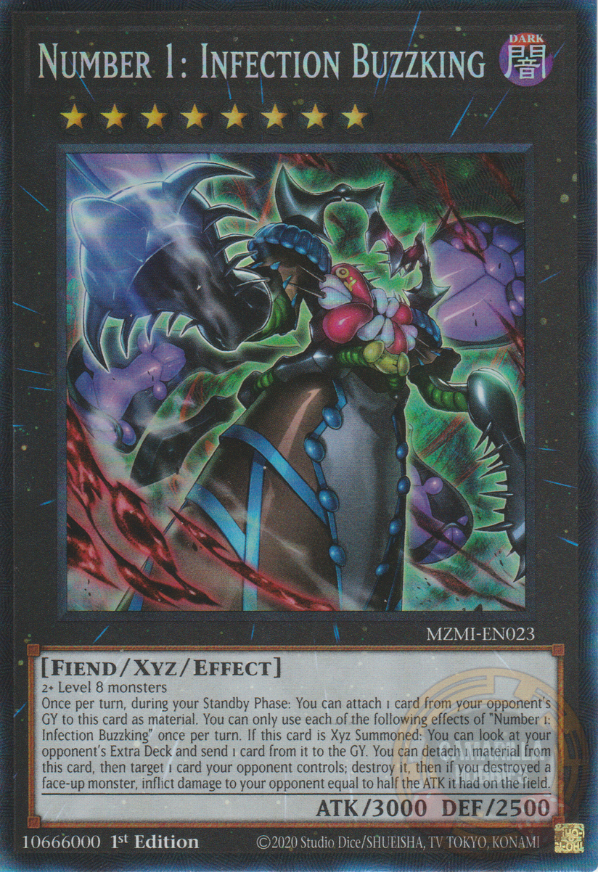 Number 1: Infection Buzzking - MZMI-EN023 - Collector's Rare 1