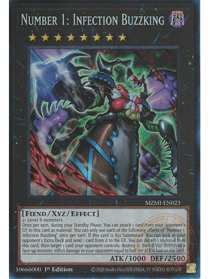 Number 1: Infection Buzzking - MZMI-EN023 - Collector's Rare