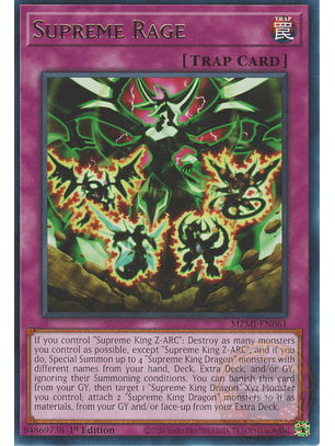 Supreme Rage - MZMI-EN061 - Rare
