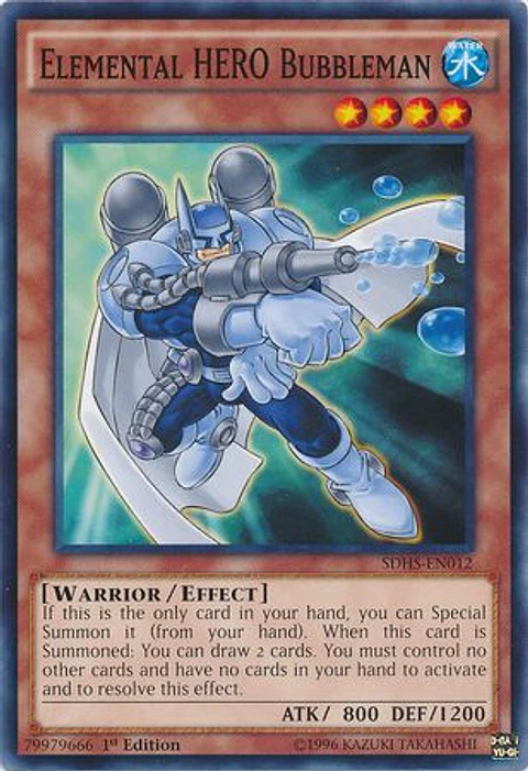 Elemental Hero Bubbleman - SDHS-EN012 - Common 