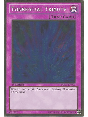 Torrential Tribute - PGLD-EN060 - Gold Rare 