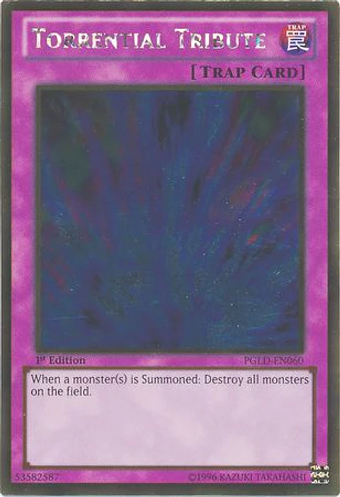 Torrential Tribute - PGLD-EN060 - Gold Rare 