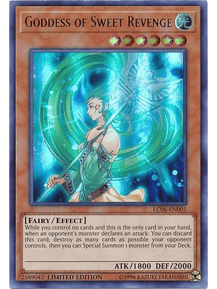Goddess of Sweet Revenge - LC06-EN001 - Ultra Rare Limited Edition