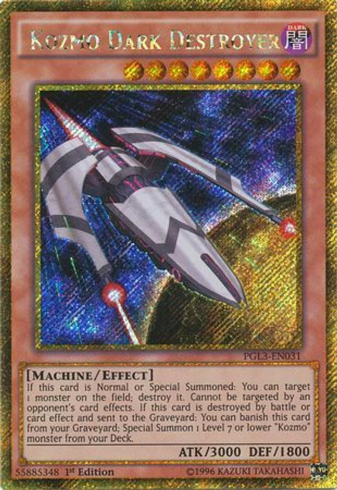 Kozmo Dark Destroyer - PGL3-EN031 - Gold Secret Rare