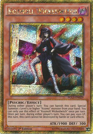 Kozmoll Wickedwitch - PGL3-EN029 - Gold Secret Rare 1