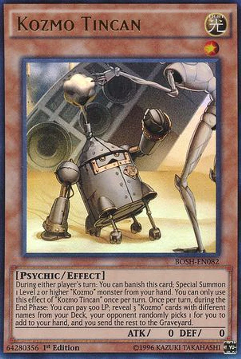 Kozmo Tincan - BOSH-EN082 - Ultra Rare 