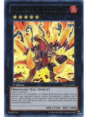 Number 61: Volcasaurus - ZTIN-EN002 - Ultra Rare