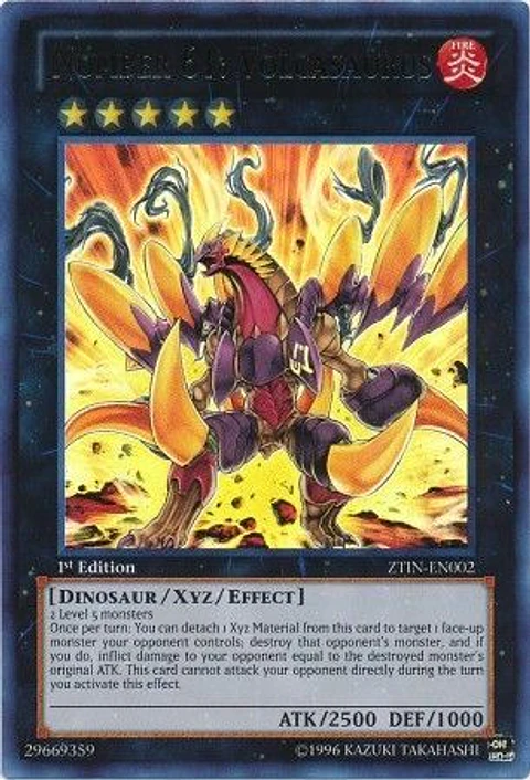 Number 61: Volcasaurus - ZTIN-EN002 - Ultra Rare