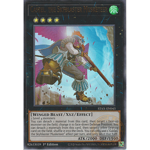 Castel, the Skyblaster Musketeer - STAX-EN043 - Ultra Rare