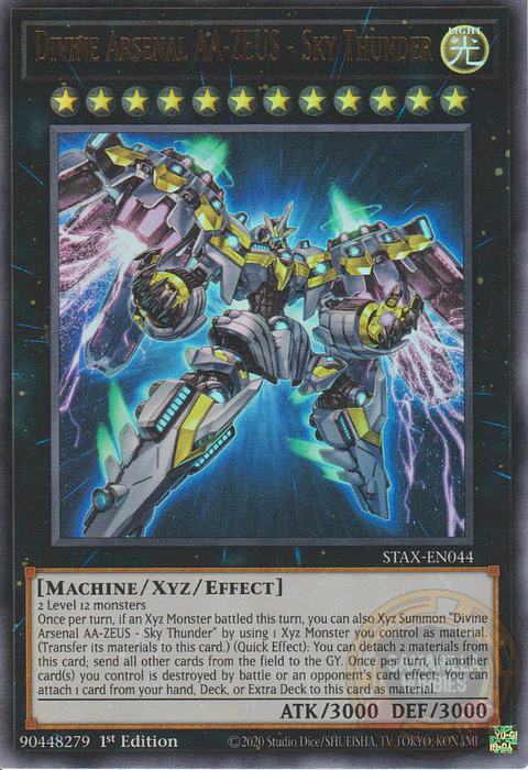 Divine Arsenal AA-ZEUS - Sky Thunder - STAX-EN044 - Ultra Rare 
