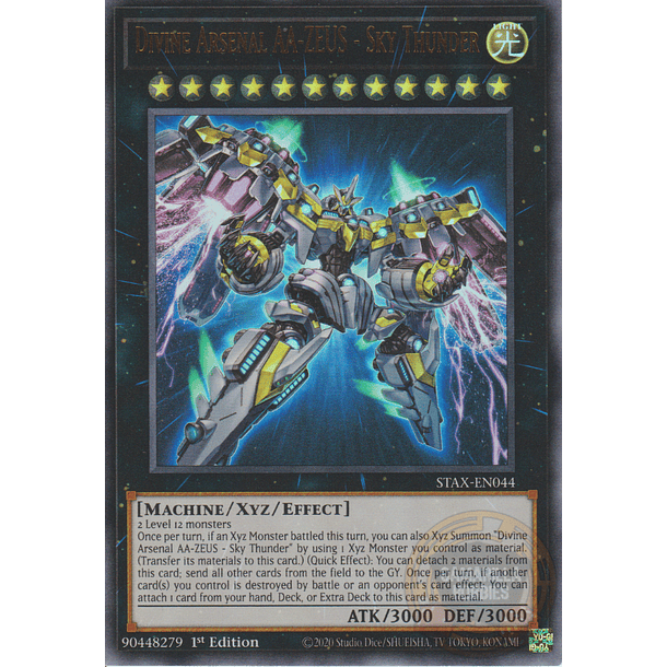 Divine Arsenal AA-ZEUS - Sky Thunder - STAX-EN044 - Ultra Rare Zeus