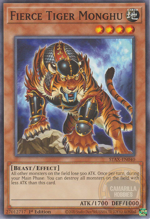Fierce Tiger Monghu - STAX-EN040 - Common 