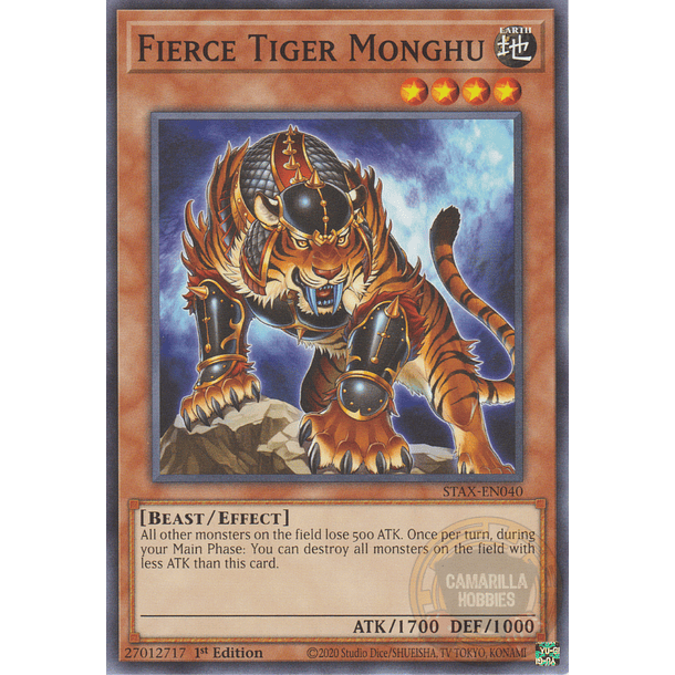 Fierce Tiger Monghu - STAX-EN040 - Common 