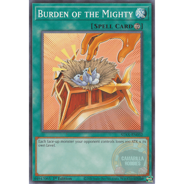 Burden of the Mighty - STAX-EN032 - Common 