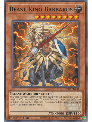 Beast King Barbaros - STAX-EN031 - Common 