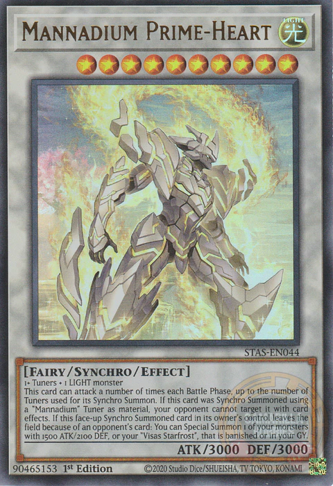 Mannadium Prime-Heart - STAS-EN044 - Ultra Rare