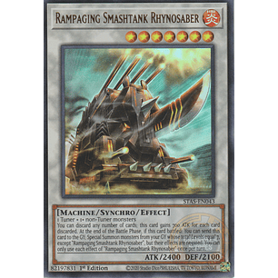 Rampaging Smashtank Rhynosaber - STAS-EN043 - Ultra Rare