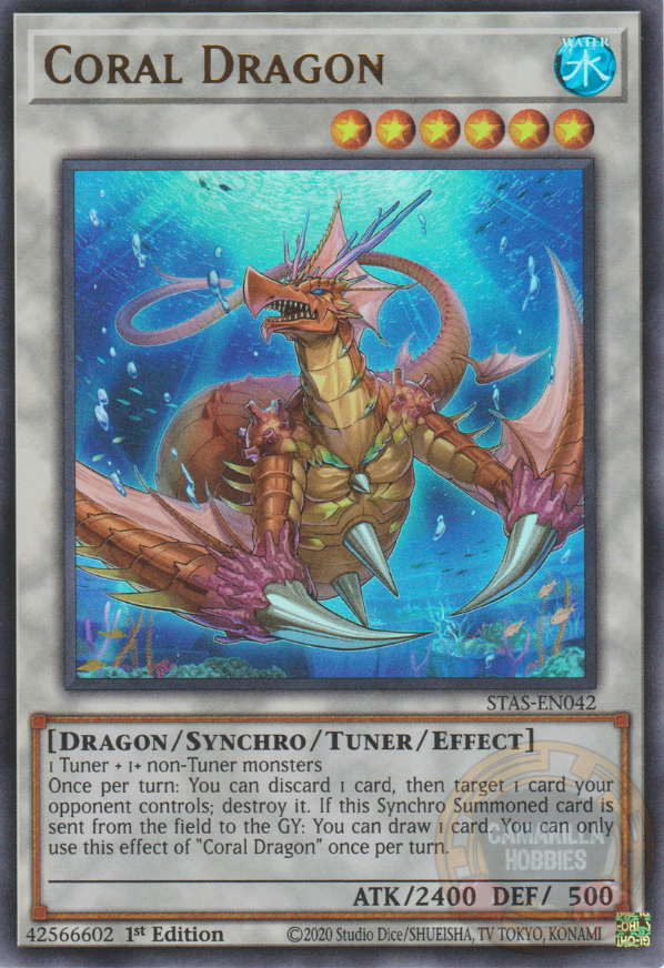 Coral Dragon - STAS-EN042 - Ultra Rare 1