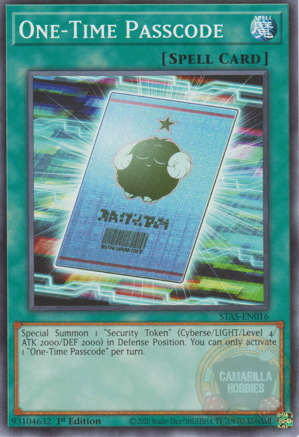 One-Time Passcode - STAS-EN016 - Common  1