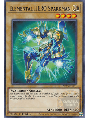 Elemental HERO Sparkman - STAS-EN001 - Common