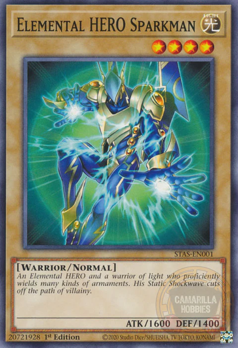 Elemental HERO Sparkman - STAS-EN001 - Common