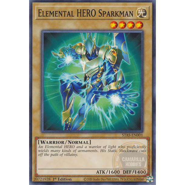 Elemental HERO Sparkman - STAS-EN001 - Common