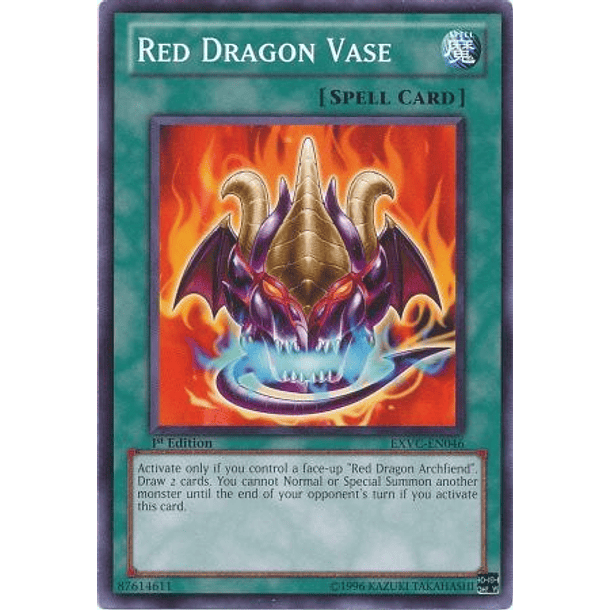 Red Dragon Vase - EXVC-EN046 - Common