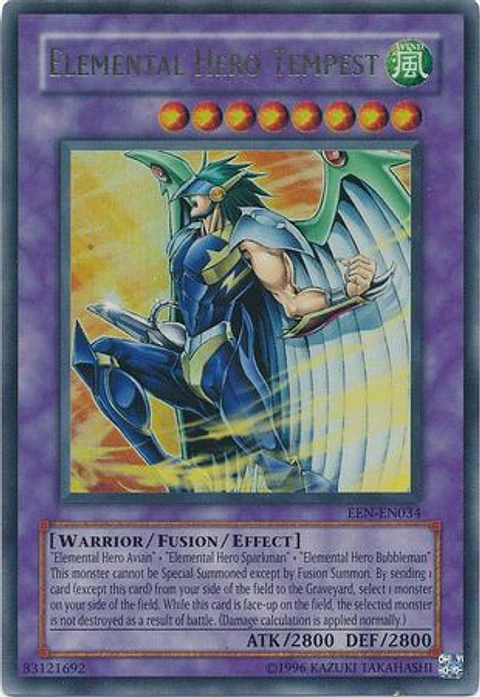 Elemental Hero Tempest - EEN-EN034 - Ultra Rare