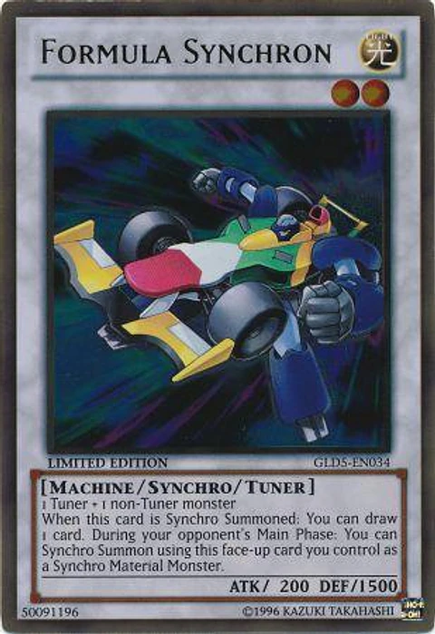 Formula Synchron - GLD5-EN034 - Gold Rare