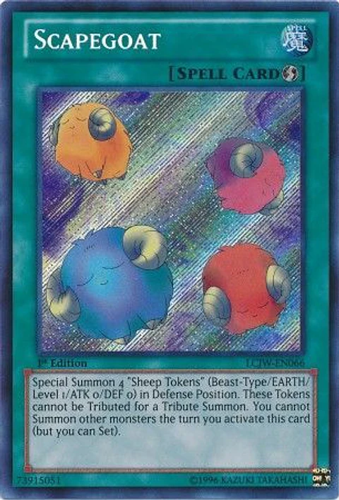 Scapegoat - LCJW-EN066 - Secret Rare (jugada)
