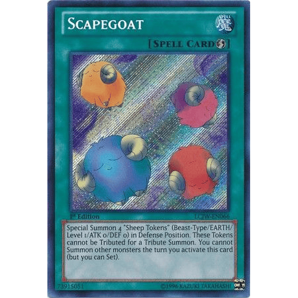 Scapegoat - LCJW-EN066 - Secret Rare (jugada)
