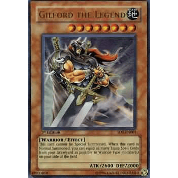 Gilford the Legend - SD5-EN001 - Ultra Rare 