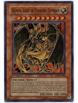 Hamon, Lord of Striking Thunder - SOI-EN002 - Ultra Rare  (dañado)