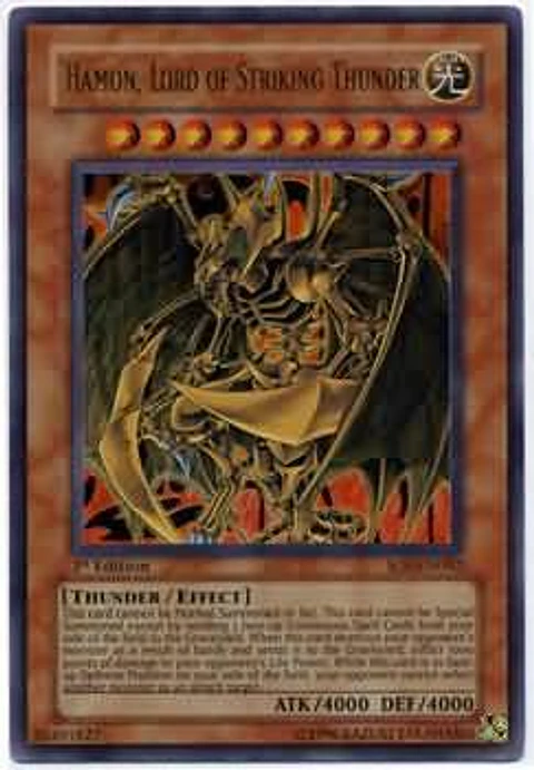 Hamon, Lord of Striking Thunder - SOI-EN002 - Ultra Rare  (dañado)