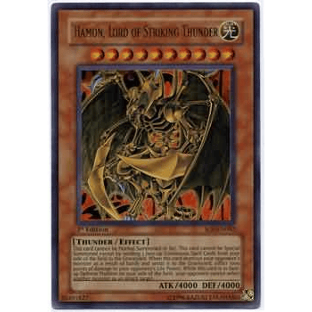 Hamon, Lord of Striking Thunder - SOI-EN002 - Ultra Rare  (dañado)