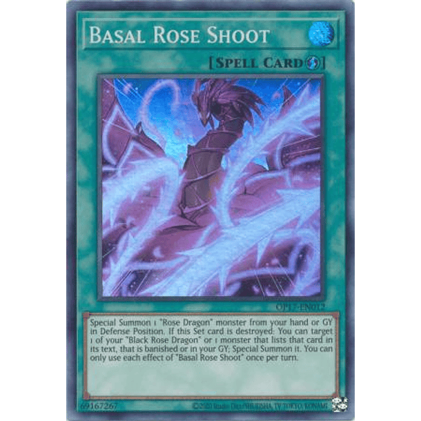 Basal Rose Shoot - OP17-EN012 - Super Rare