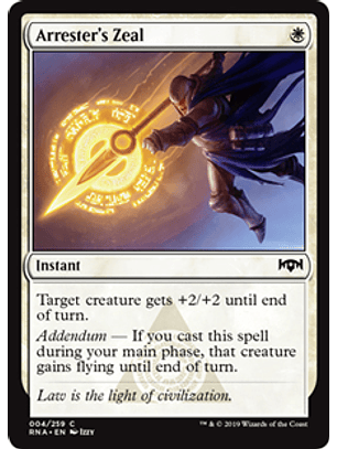 Arrester's Zeal - RNA - C