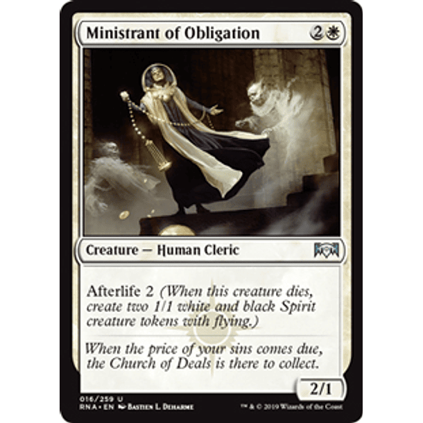 Ministrant of Obligation - RNA - U 