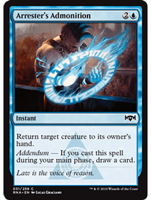 Arrester's Admonition - RNA - C