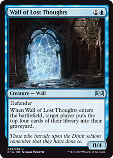 Wall of Lost Thoughts - RNA - U