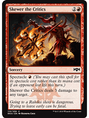 Skewer the Critics - RNA - C 