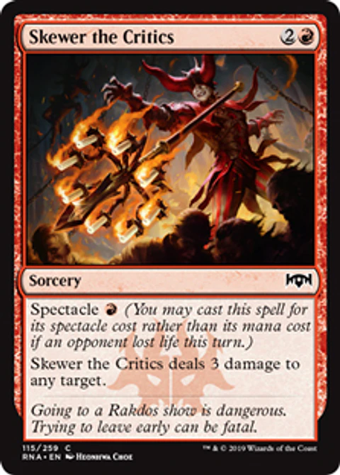 Skewer the Critics - RNA - C 